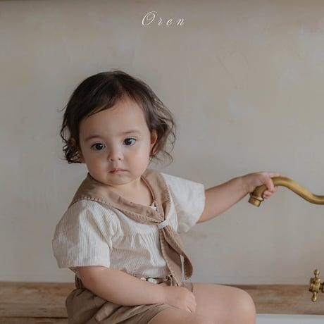 [予約] Pure Tie ST Set-up (bebe) / OREN by Hibyebebe