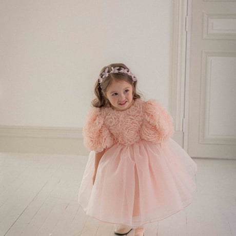 [即納] Blossom Rose dress / OREN by Hibyebebe  (S、M size のみ)