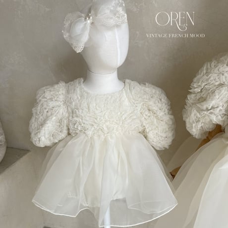 [即納] Blooming rose pearl suit / OREN by Hibyebebe