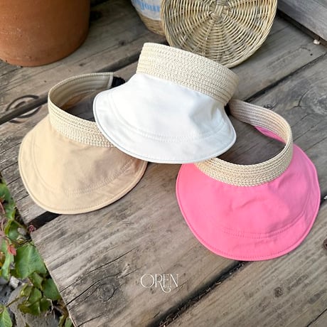 [予約] Solea soft brim sun cap / OREN by Hibyebebe