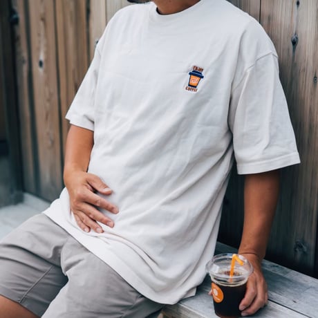オリジナルロゴ刺繍オーバーサイズTシャツ