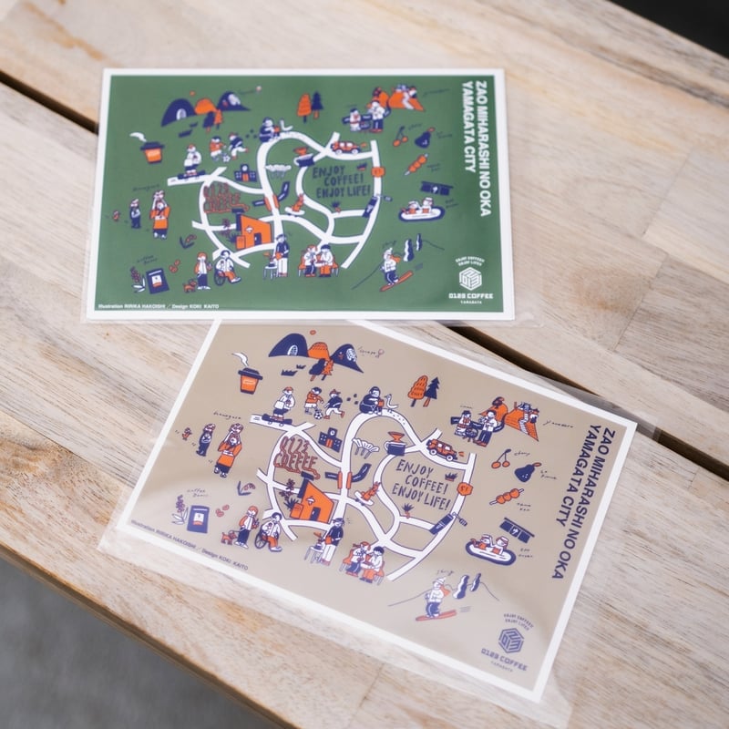 0123 COFFEE オリジナルポストカード 2枚セット | 0123 COFFEE