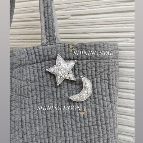 SHINING MOON ブローチ