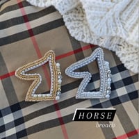 HORSE ブローチ