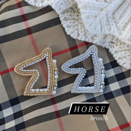 HORSE ブローチ