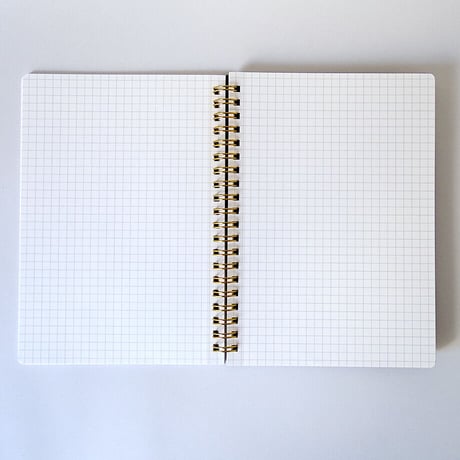 ダブルリングノート（ホワイト）/ Double Ring Notebook (white)