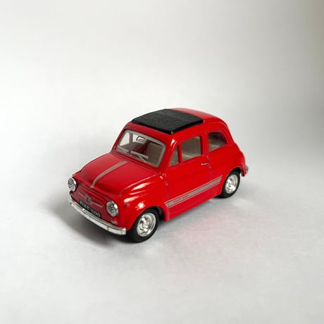ダイキャストミニカー「FIAT500」(レッド) / Diecast miniature car "FIAT500"(red)