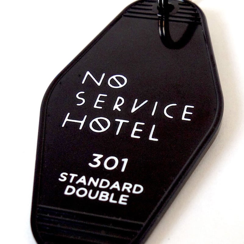 キータグ （ブラック）/ Key Tag (black) | NO SERVICE HOTEL