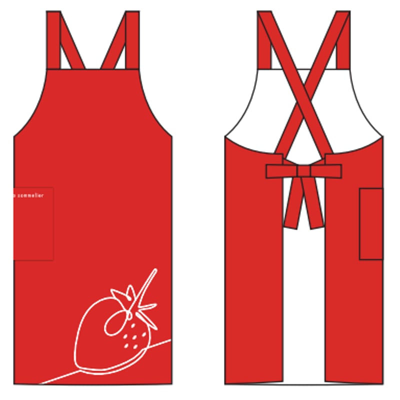 いちごソムリエエプロン」 | 日本野菜ソムリエ協会 OFFICIAL WEB SHOP