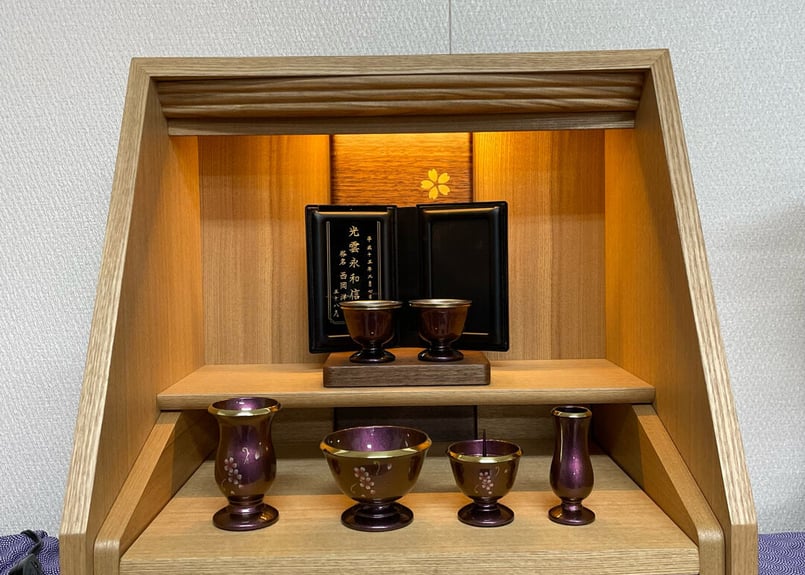 手元供養 かのん14号仏具付 | 仏壇の平安オンラインストア 手元供養 かのん14号仏具付 | 仏壇の平安オンラインストア