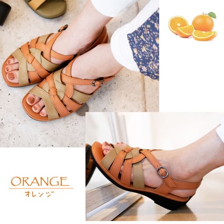Pansy パンジー バックベルトサンダル フラット 軽い コンフォート 3e