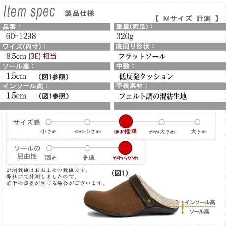 【2025年秋冬/再入荷】ペニーレイン サボサンダル バックベルト 2WAY 軽い フェルト フラット 3e