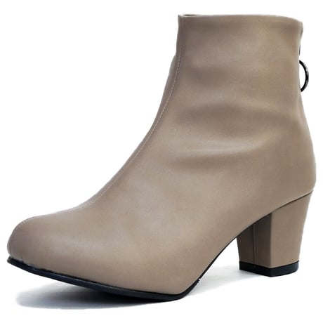 【2025年秋冬/再入荷】CAVOUR カボール ショートブーツ レディース バックファスナー ラウンドトゥ