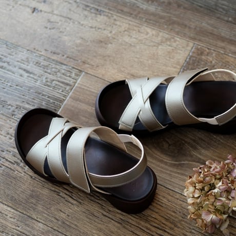 【2026年春夏/新色入荷】Re:getA リゲッタ サンダル レディース 日本製 ローリングシューズ ストラップ 厚底 ウェッジソール
