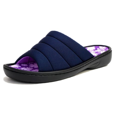 【2026年春夏/再入荷】Pansy サンダル ミュール ストレッチ つっかけ フラワー柄 軽量 フラット