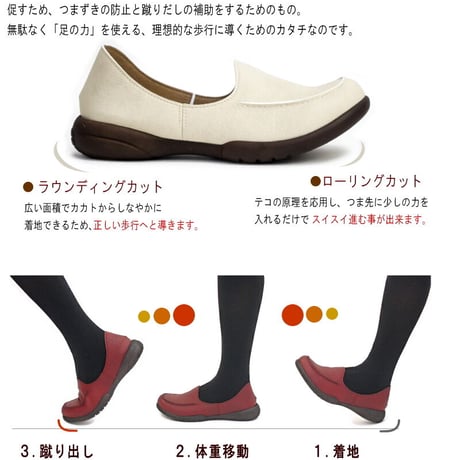 【2026年春/再入荷】Re:getA ローリングシューズ リゲッタ ローファー 日本製 スリッポンシューズ