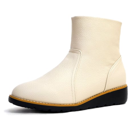 【2024年秋冬/再入荷】Pansy ショートブーツ レディース サイドファスナー 抗菌 防臭 軽量ラウンドトゥ3e