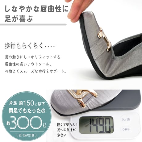 AC パンプス スクエアトゥ ゴールドバックル ウエッジ 軽い 屈曲 3e 日本製