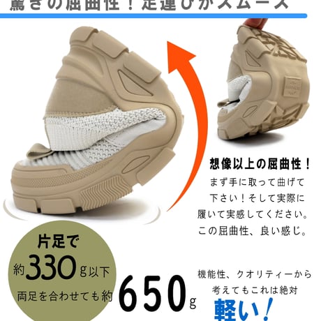 【アウトドアに大活躍/防水/防滑】TOKYO CAMPGO スリッポンシューズ スニーカー ニット ストレッチ 防滑 屈曲 3e 4cm4時間 防水