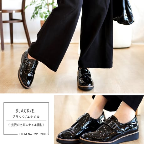 【2026年春夏/再入荷】maschietta モンクストラップマニッシュ 軽量 耐滑 厚底 フラット 3e