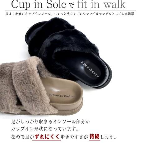 【2025年秋冬/再入荷】秋サンダル ミュール ダブルベルト カップインソール 室内 オフィス ワンマイル 3e