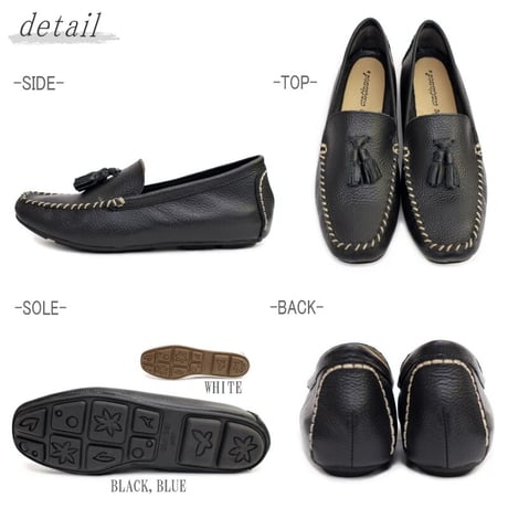 【2026年春/再入荷】モカシン レディース 本革 タッセル インヒール ドライビングシューズ