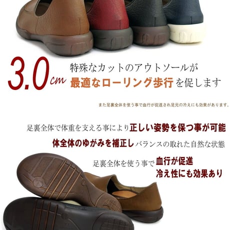 【2026年春/再入荷】Re:getA ローリングシューズ リゲッタ ローファー 日本製 スリッポンシューズ