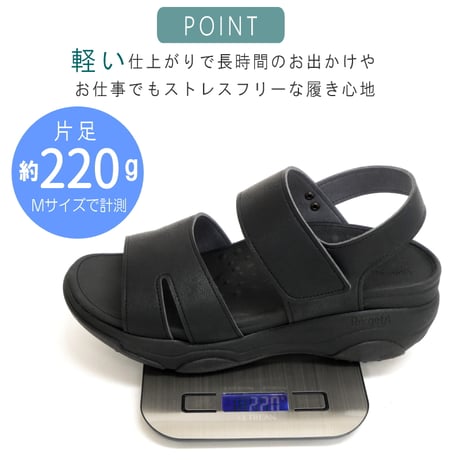 【2026年春夏新作】リゲッタ サンダル 日本製 軽量 3E バックベルト ストラップ 生グミインソール 厚底