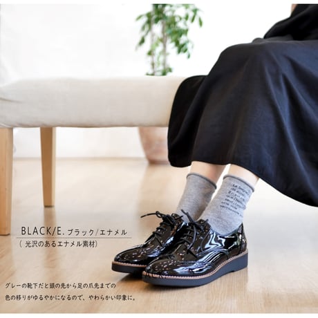 【2025年梅春/新色入荷】maschietta オックスフォードシューズ ウイングチップ 軽量 耐滑 フラット