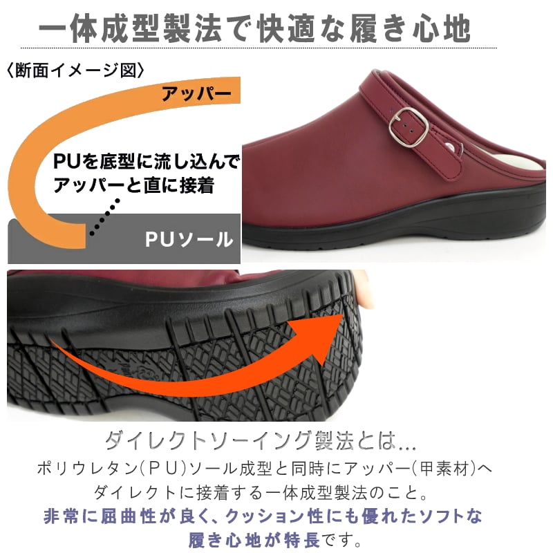 2026年春/再入荷】Pansy サボサンダル バックベルト 2WAY 軽い