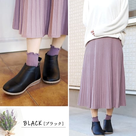 【2025年秋冬/再入荷】PennyLane  サイドゴア ブーツ レディース 軽量 フラット 歩きやすい