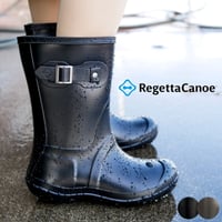 【2025年/再入荷】RegettaCanoe リゲッタ レインブーツ フラット ミドル丈 防水 耐水 撥水 3e