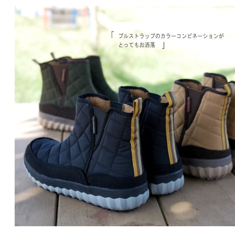 【2024年秋冬/再入荷】TOKYO★CAMPGO ショートブーツ フラット サイドゴア フリース 暖かい 撥水 防水 防滑