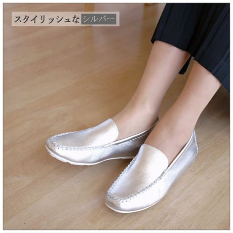 【履きやすい/色違い購入多数】to be continued モカシン レディース 本革 スリッポン インヒール ドライビングシューズ