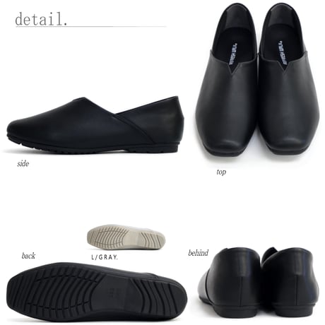 【2026年春新作】REFRESH WALK フラットシューズ Vカット カッター バレエ ルーズ 軽い 柔らかい 2WAY