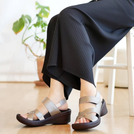 【2026年春夏/新色入荷】Re:getA リゲッタ サンダル レディース 日本製 ローリングシューズ ストラップ 厚底 ウェッジソール