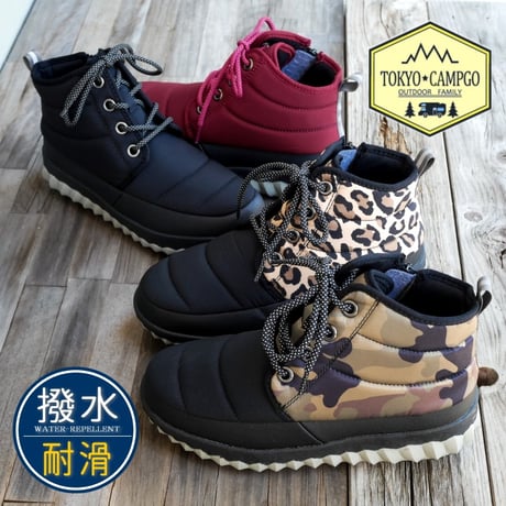 【2023年秋冬/再入荷】TOKYO CAMPGO フラットショートブーツ 靴 レディース キャンプ アウトドア ウォーキング