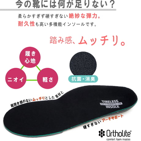 Re:getA フルインソール 軽量 アーチサポート 抗菌防臭 男女兼用 ECO