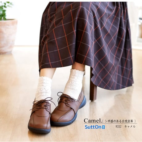 【2025年秋冬/再入荷】Re:getAリゲッタ レースアップシューズ ハンズフリー 日本製 軽量 フラット 防滑 3e