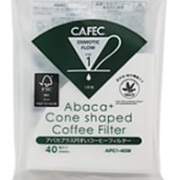 １杯用 アバカプラス円すいコーヒーフィルター