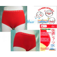 女性用・軽失禁パンツ　快適ショーツＤＸレッドK11414