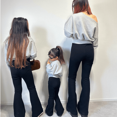 〈即納〉𝐎𝐫𝐢𝐠𝐢𝐧𝐚𝐥 センタープレスフレアパンツ
