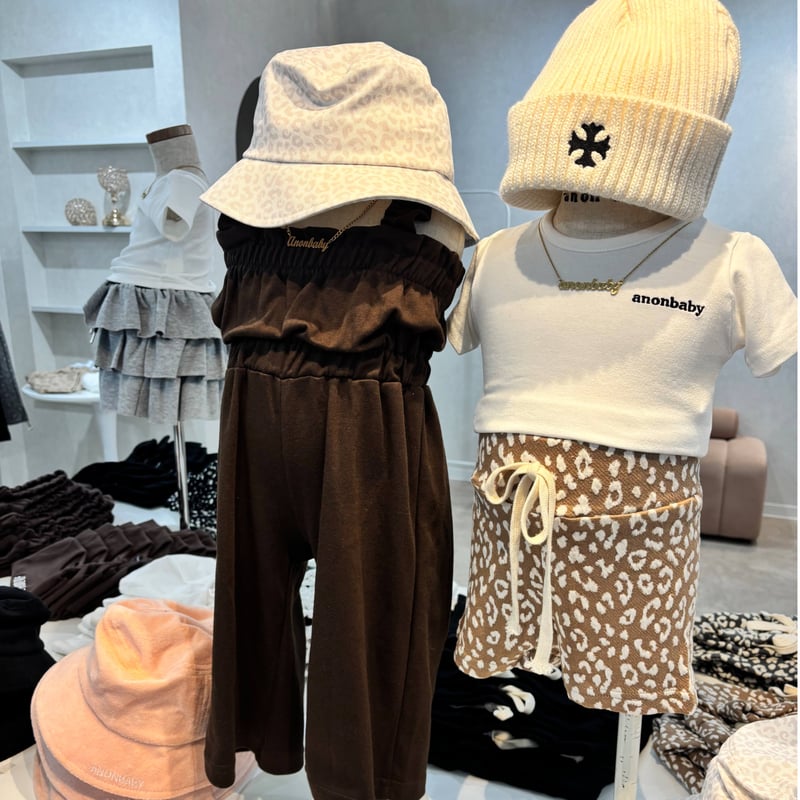 即納〉𝐎𝐫𝐢𝐠𝐢𝐧𝐚𝐥 フリルオールインワン 【ブラウン】 | anon baby