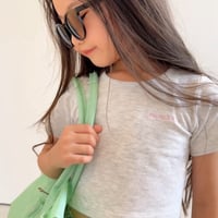 〈即納〉𝐎𝐫𝐢𝐠𝐢𝐧𝐚𝐥 anonbaby ミニtee キッズ&ママ【限定カラー グレー】