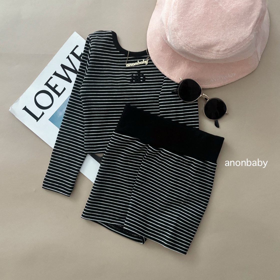 即納〉𝐎𝐫𝐢𝐠𝐢𝐧𝐚𝐥 ボーダーセットアップ | anon baby