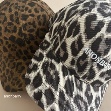 〈即納〉𝐎𝐫𝐢𝐠𝐢𝐧𝐚𝐥 ANONBABYレオパードcap