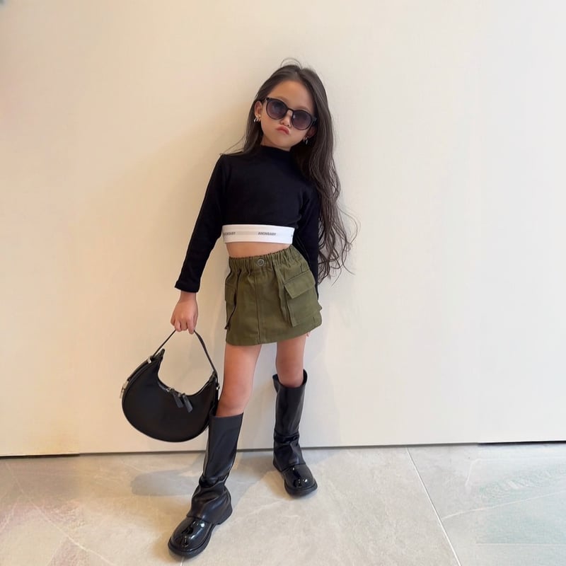 即納〉ANONBABYクロップドトップスAW | anon baby