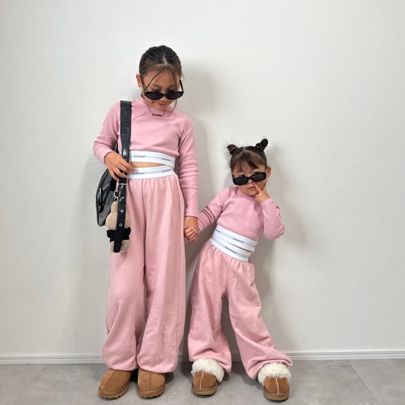 ご予約販売〉𝐎𝐫𝐢𝐠𝐢𝐧𝐚𝐥 ANONBABYスウェットパンツ【ピンク
