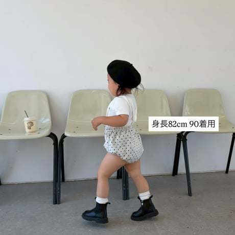 〈即納〉𝐎𝐫𝐢𝐠𝐢𝐧𝐚𝐥 ホワイトドットベビーパンツ