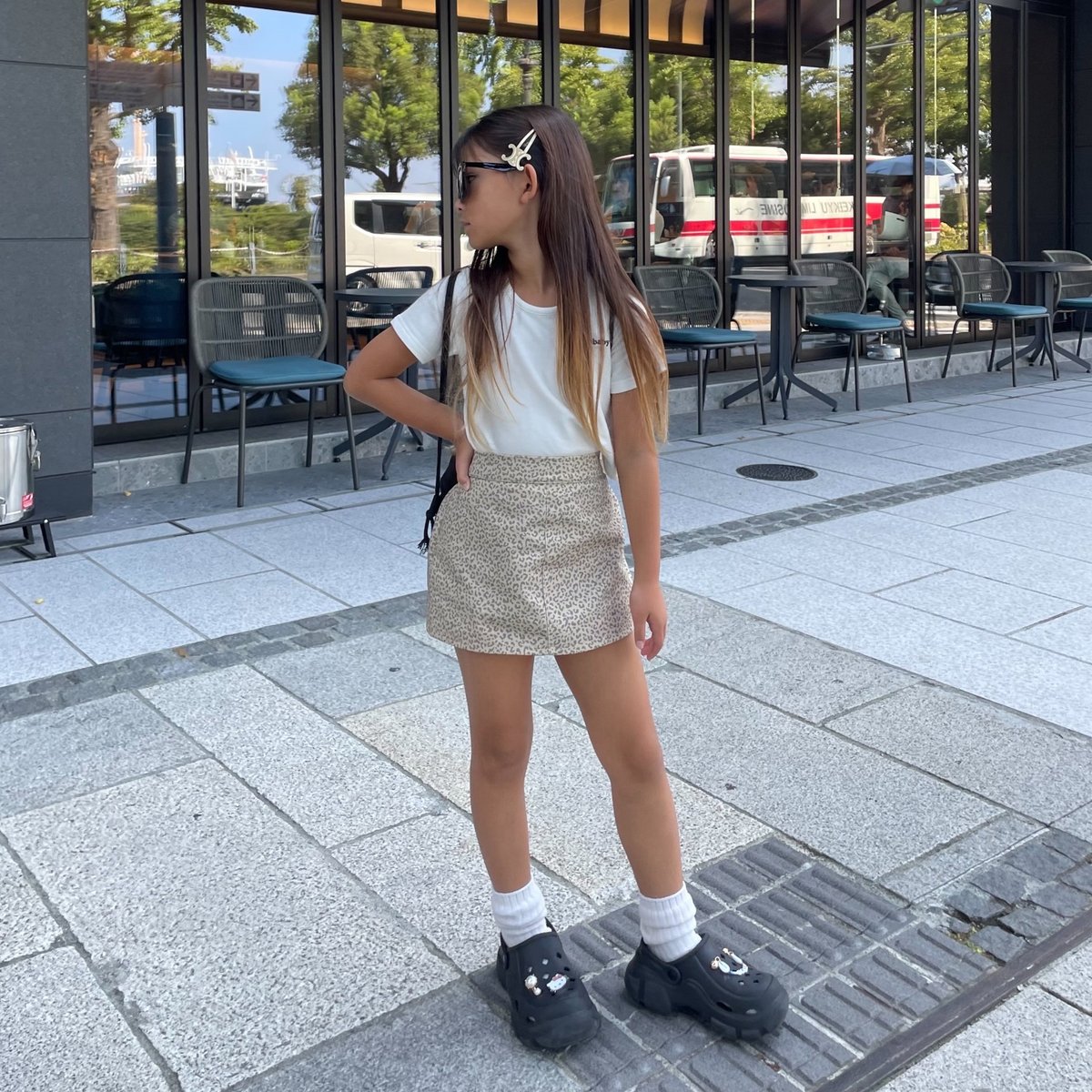 即納〉𝐎𝐫𝐢𝐠𝐢𝐧𝐚𝐥 ベージュレオパードスカート&ベビー